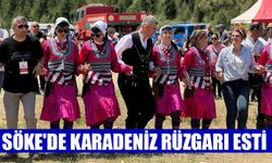 Söke'de Karadeniz rüzgarı esti