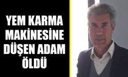 Yem karma makinesine düşen adam öldü