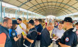 Denizli'de kurban pazarında sahte para ve dolandırıcılığa karşı denetim