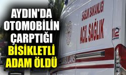 Aydın'da otomobilin çarptığı bisikletli adam öldü