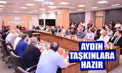 Aydın taşkınlara hazır