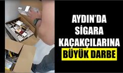 Aydın’da sigara kaçakçılarına büyük darbe