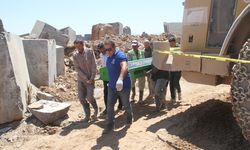 Mermer blok altında kalan maden mühendisi hayatını kaybetti