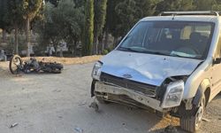 Araçla çarpışan motosiklet sürücüsü hayatını kaybetti