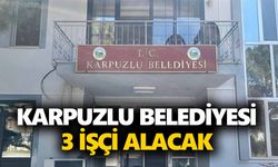 Karpuzlu Belediyesi 3 işçi alacak