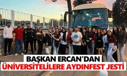 Başkan Ercan’dan üniversitelilere Aydınfest jesti