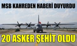 Düşen askeri kargo uçağında 20 askerimiz şehit oldu