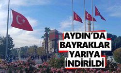 Aydın’da 10 Kasım'da bayraklar yarıya indirildi