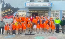 Köşk'te öğrencilere trafik güvenliği eğitimi verildi