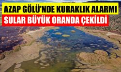 Azap Gölü’nde kuraklık alarmı: Sular büyük oranda çekildi