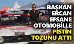 Başkan Ercan, efsane otomobille pistin tozunu attı
