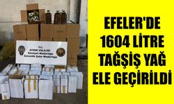 Efeler'de 1604 litre tağşiş yağ ele geçirildi