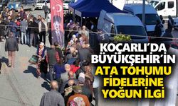 Koçarlı’da Büyükşehir’in Ata tohumu fidelerine yoğun ilgi