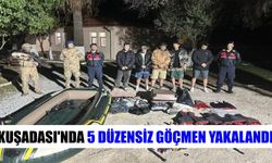 Kuşadası’nda düzensiz göçmenlere ortak operasyon