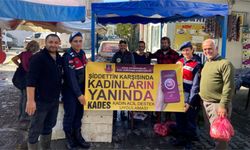 Söke’de jandarmadan “Kadına El Kalkamaz” farkındalık etkinliği