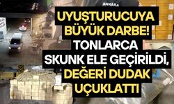 Uyuşturucuya büyük darbe: Tonlarca skunk ele geçirildi, değeri dudak uçuklattı