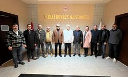 Başkan Alıcık, Nazilli Devlet Hastanesi'nde Başhekim Çalışkan'ı ziyaret etti