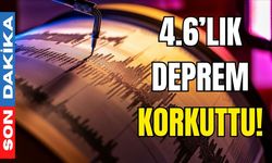 4.6’lık deprem korkuttu