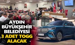 Aydın Büyükşehir Belediyesi 3 adet TOGG alacak