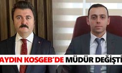 Aydın KOSGEB’de müdür değişti