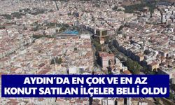 Aydın’da en çok ve en az konut satılan ilçeler belli oldu
