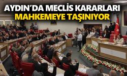 Aydın’da Meclis kararları mahkemeye taşınıyor