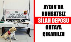Aydın’da ruhsatsız silah deposu ortaya çıkarıldı