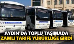 Aydın’da toplu taşımada zamlı tarife yürürlüğe girdi