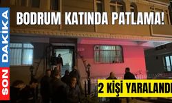Bodrum katında patlama! 2 kişi yaralandı