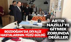 Bozdoğan’da diyaliz hastalarının yüzü güldü