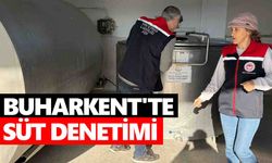 Buharkent'te süt denetimi