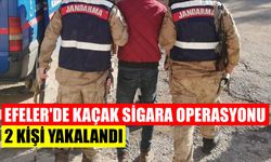 Efeler’de kaçak sigara operasyonu: 2 kişi yakalandı