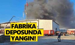 Fabrika deposunda yangın!