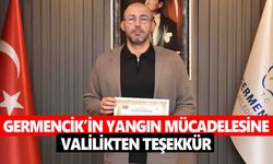 Germencik’in yangın mücadelesine valilikten teşekkür
