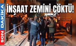 İnşaat zemini çöktü, 2 apartman boşaltıldı