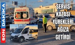 Kavşakta kaza: 4’ü öğrenci 8 yaralı