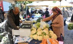 Kuşadası’nda kışa özgü sebze ve meyveler raflarda yerini aldı