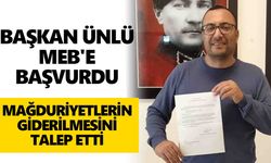 Başkan Ünlü MEB'e başvurdu
