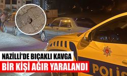 Nazilli'de bıçaklı kavga: Bir kişi ağır yaralandı