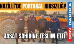Nazilli’de portakal hırsızlığı! JASAT sahibine teslim etti