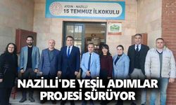 Nazilli'de Yeşil Adımlar Projesi sürüyor