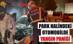 Otomobilde çıkan yangın hasarla atlatıldı