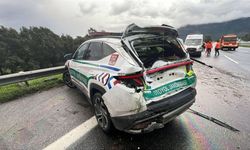 Aydın - İzmir otoyolunda feci kaza: 4 kişi yaralandı