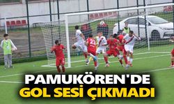 Pamukören'de gol sesi çıkmadı