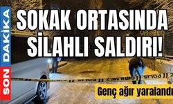 Sokak ortasında silahlı saldırı: Genç ağır yaralı