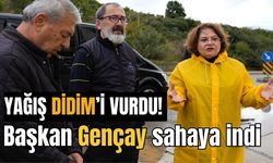 Yağış Didim’i vurdu! Başkan Gençay sahaya indi