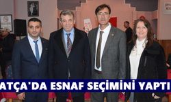 Atça'da esnaf seçimini yaptı