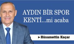 AYDIN BİR SPOR KENTİ...mi acaba?