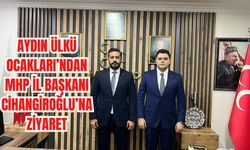 Aydın Ülkü Ocakları’ndan MHP İl Başkanı Cihangiroğlu’na ziyaret