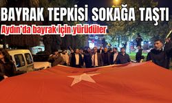 Aydın Ülkü Ocakları’ndan Türk bayrağıyla yürüyüş